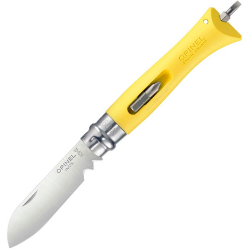 Ніж Opinel DIY №9 Inox жовтий фото
