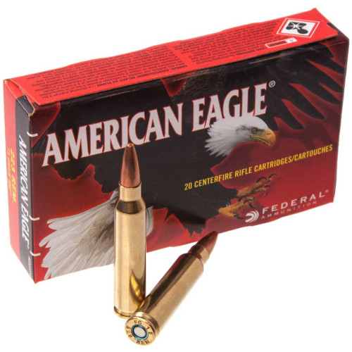 Патрон Federal American Eagle кал. 223 Rem куля FMJ BT, маса 4.86 гр/75 гран фото
