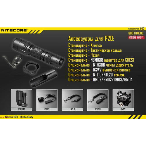 Ліхтар Nitecore P20 фото 13