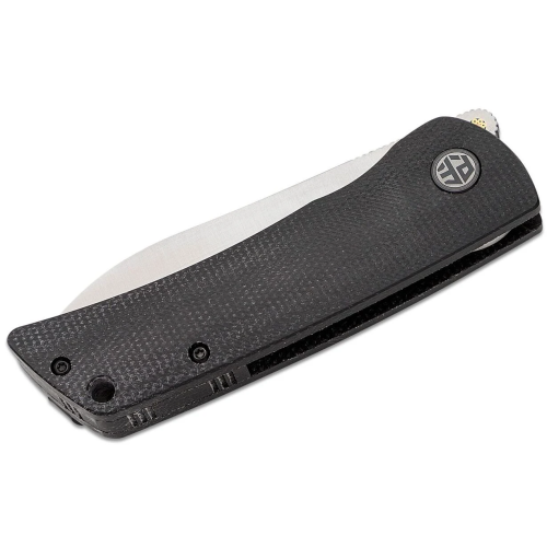 Нож складной Petrified Fish Flavorist Black Micarta, Satin (PFE05SDMS) фото 4