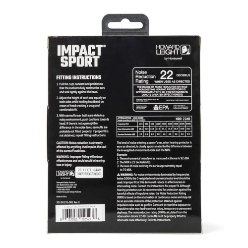 Стрілецьки навушники Howard Leight Impact Sport Earmuff Black MultiCam активні фото 8