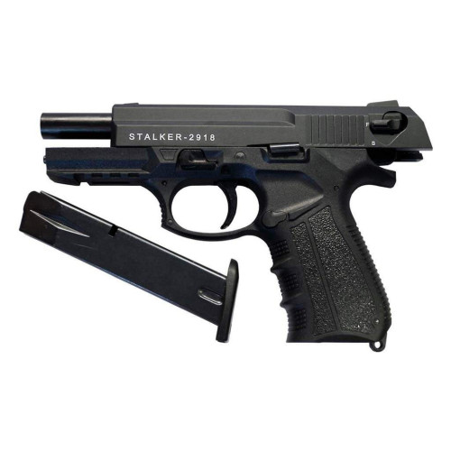 Шумовий пістолет  Stalker Mod. 2918 Black фото 2