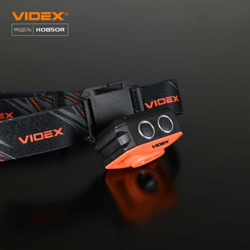 Налобний світлодіодний ліхтарик VIDEX VLF-H085-OR фото 15
