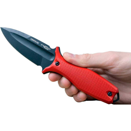 Нож N.C. Custom Grave G10 Red/Black Limited фото 10