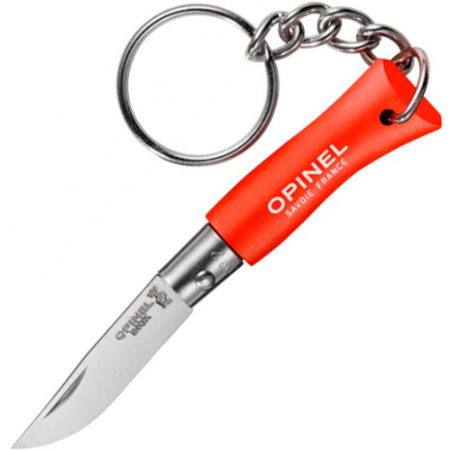 Нож Opinel Keychain №2 Inox оранжевый фото