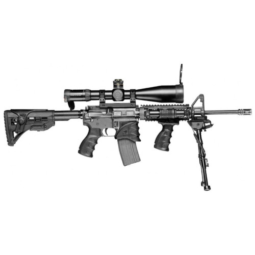 Пистолетная рукоятка FAB Defense AG-43 для AR-15/M4/M16 (полимер) черная фото 3