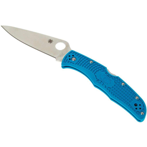 Ніж Spyderco Endura 4 Flat Ground Blue (C10FPBL) фото 8