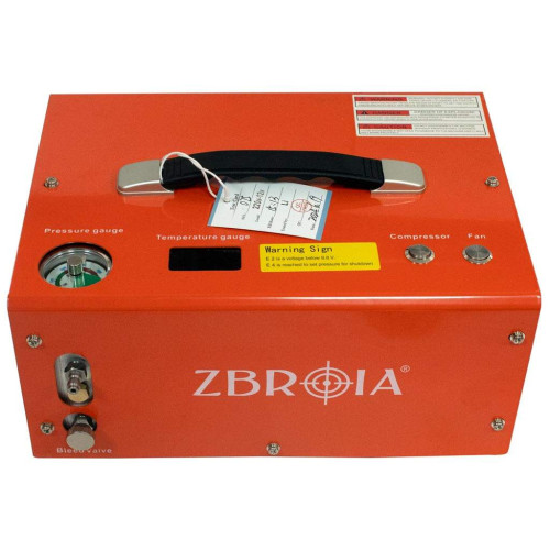 Компресор високого тиску ZBROIA Portair S PCP 300 Bar (12v/110v/220v) з автовідключенням фото 4