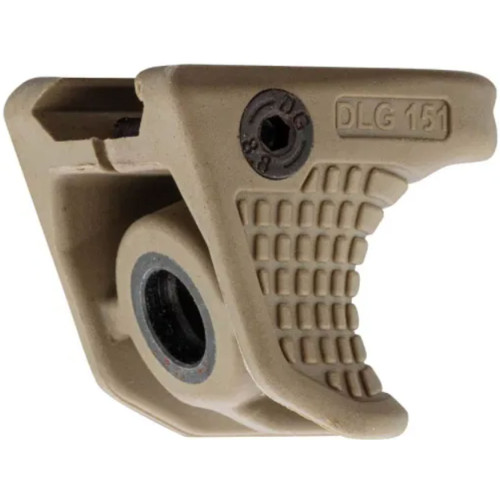 Передняя рукоятка-упор DLG Tactical (DLG-151) на Picatinny, QD для антабки (полимер) Tan фото 2