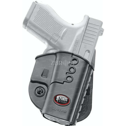 Кобура Fobus для Glock 43 с поясным фиксатором фото