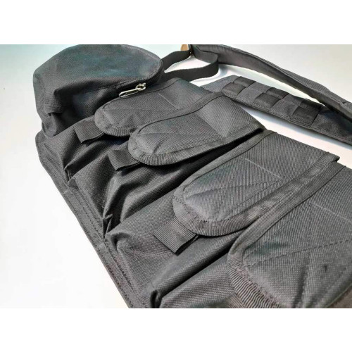 Разгрузочная система LeRoy Tactical под 4 магазина АК и 2 гранаты (черный) фото 8