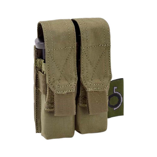 Подсумок Outac Double Pistol Pouch Olive для 2 пистолетных магазинов кал. 9 мм фото
