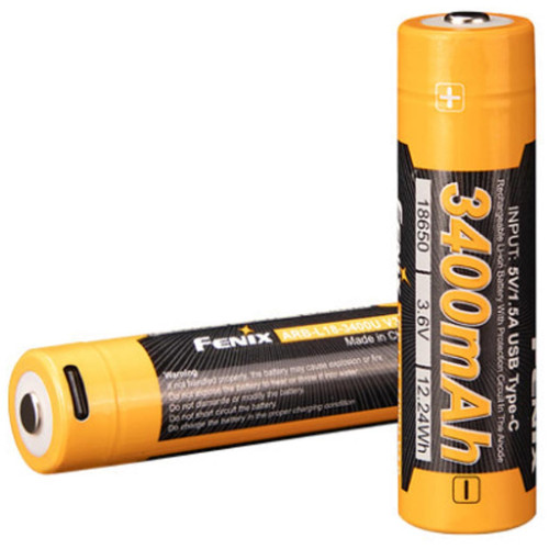 Аккумулятор Fenix ARB-L18-3400U-V30 18650 3400 mAh Type-C фото 2