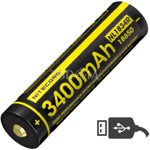 Акумулятор літієвий Nitecore NL1834R фото