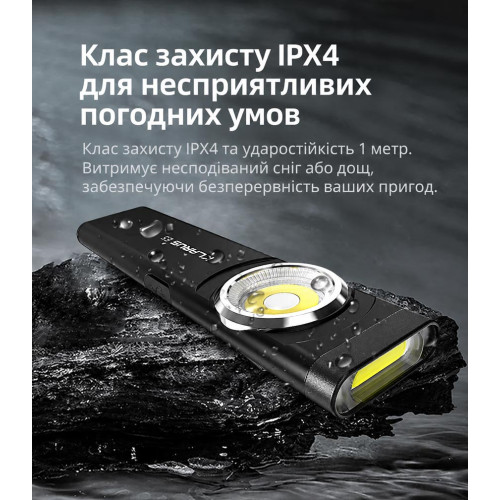 Ультратонкий фонарь Klarus E5 800 лм/450 mAh. Black фото 8