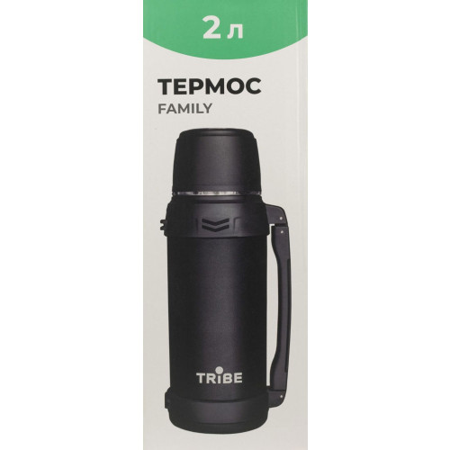 Термос Tribe Family line 2 л Black фото 11