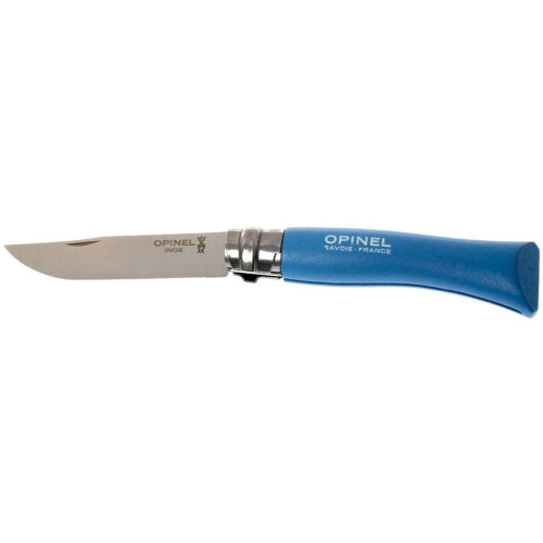 Нож Opinel №7 Inox лазурный фото 2