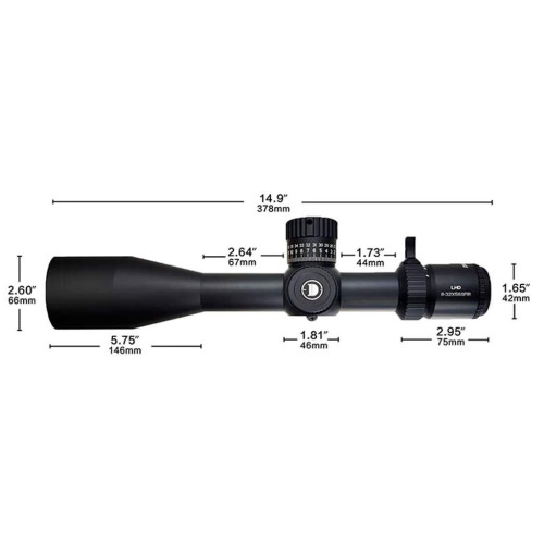 Прицел Discovery Optics LHD 8-32X50SFIR SFP-L (30 мм, с подсветкой) фото 2