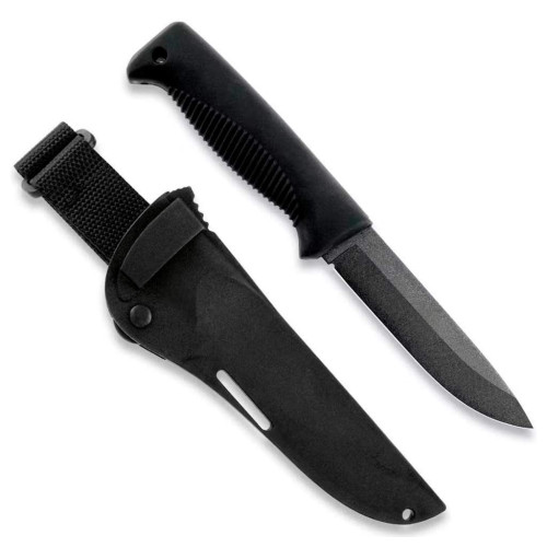 Нож Peltonen M07 Ranger Knife Black Handle (teflon, composite) фото 5