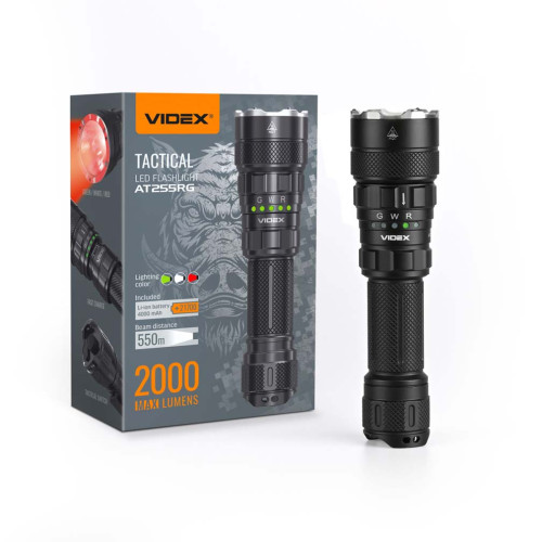 Тактичний світлодіодний ліхтарик VIDEX VLF-AT255RG фото 2