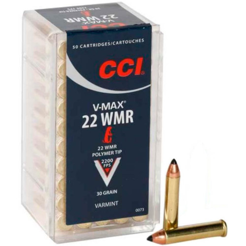 Патрон CCI кал. 22 WMR куля V-Max, маса 1.95 гр/30 гран фото