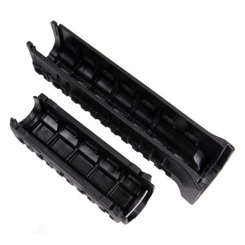 Цевье DLG Tactical (DLG-099) для АК-47/74 c 2-мя планками Picatinny + слоты M-LOK (полимер) черное фото 9