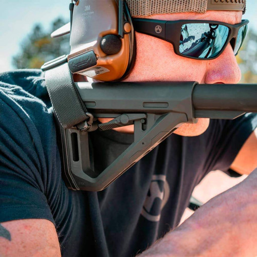 Приклад Magpul DT Carbine Stock Mil-Spec (черный) фото 8