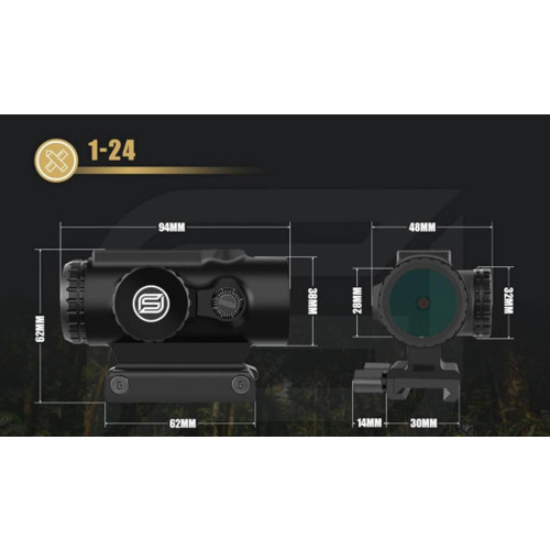 Призматический коллиматорный прицел Spina Prince 1x24 фото 5