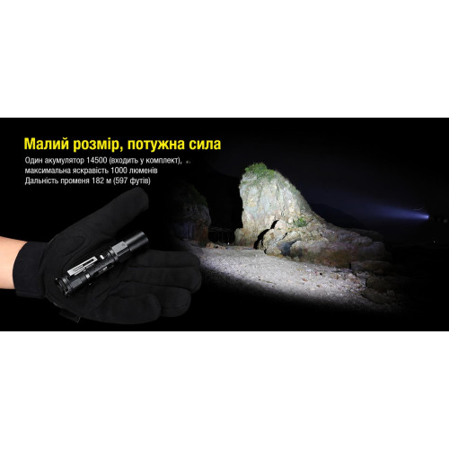 Ультракомпактный фонарь Klarus XT1A 1000 лм/920 mAh Black фото 11