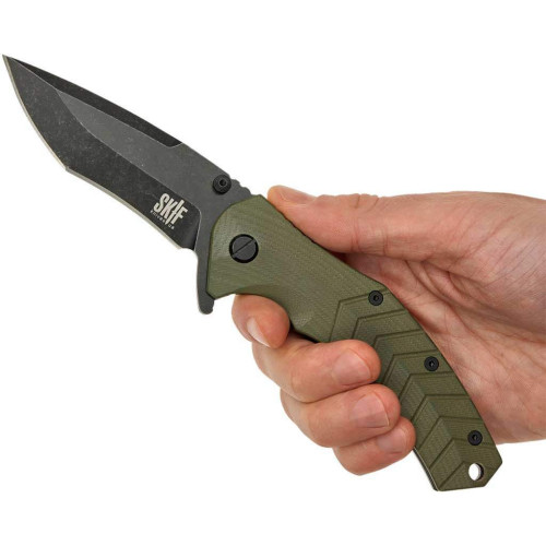Нож SKIF Griffin II BSW Olive фото 5