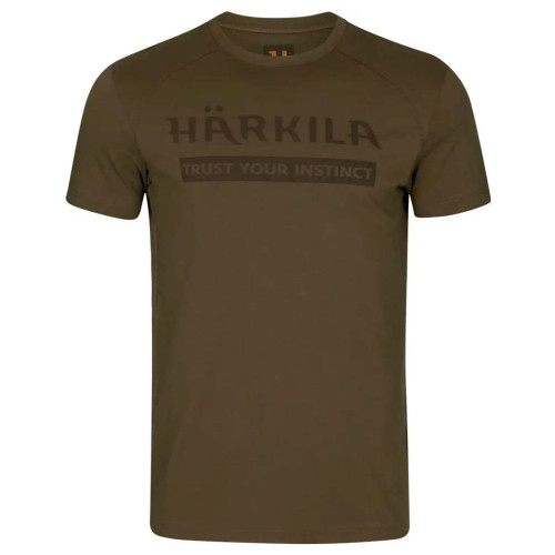 Футболка Harkila logo T-Shirt  (S, Зеленый) фото