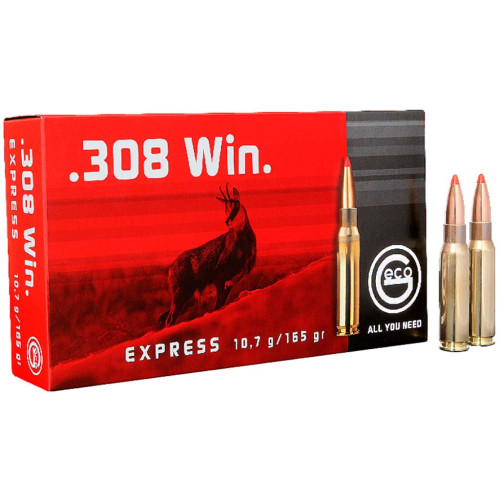 Патрон GECO кал. 308 Win куля Express, маса 10.7 гр/165 гран фото