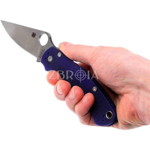 Ніж Spyderco ParaMilitary 2 Dark Blue (C81GPDBL2) фото 9