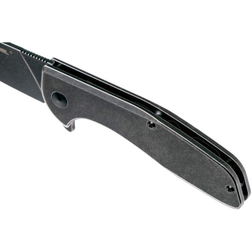 Нож Real Steel E571 Black Stonewashed (7132) фото 7