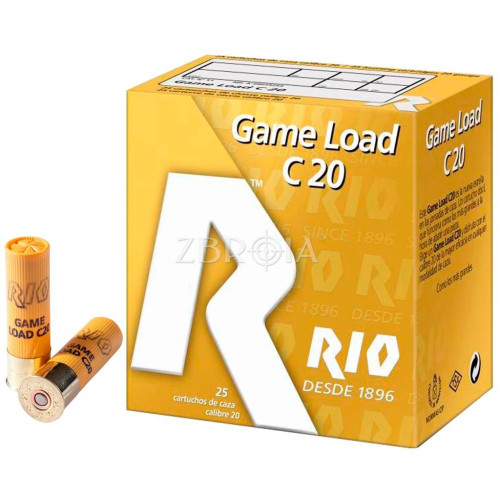 Патрон RIO Game Load C20 кал. 20/70 дробь №1, навеска 28 гр фото