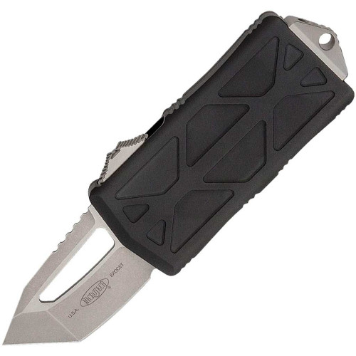 Ніж Microtech Exocet Black Tanto Point Stonewash фото
