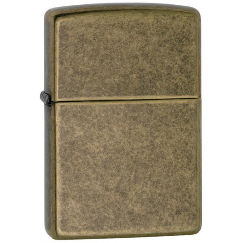 Запальничка ZIPPO 201FB Antique Brass (Антикварна мідь) фото 2