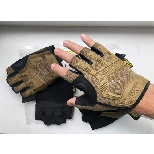 Рукавички Mechanix M-Pact Fingerless (розмір - XL, колір - койот) фото 2