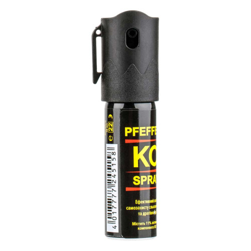 Газовий балончик Klever Pepper KO Spray 15 мл. (конусний) фото