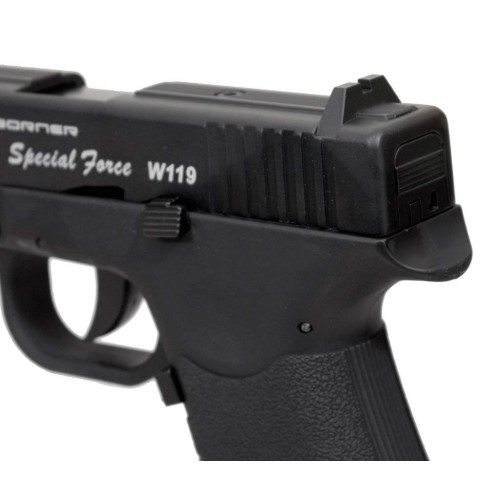 Пневматичний пістолет Borner Special Force W119 (Glock 17) фото 6
