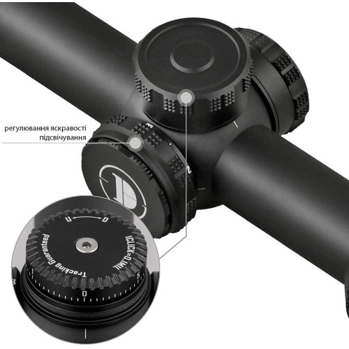 Прицел Discovery Optics ED-AR 1-6x24 IR FFP (30 мм, подсветка) фото 8