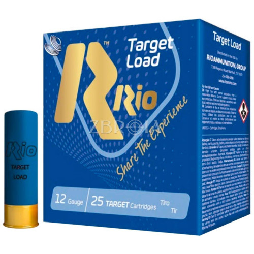 Патрон RIO Target Load-28 NEW кал. 12/70 дріб №7.5, навіска 28 гр фото