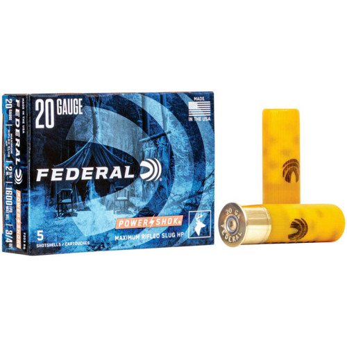 Патрон Federal Power-Shok Rifled Slug кал. 16/70 масса 21.3 гр фото