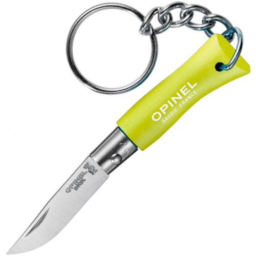 Ніж Opinel Keychain №2 Inox салатовий фото