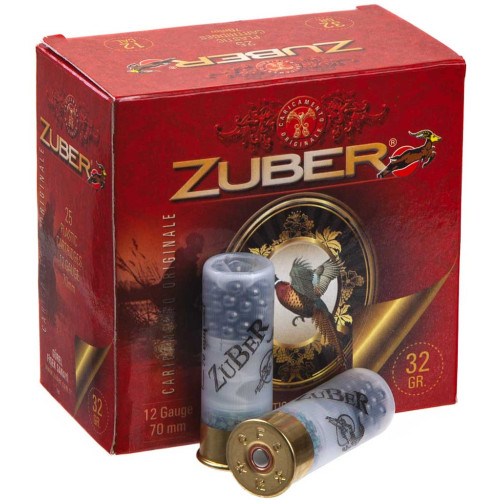 Патрон Zuber Bior кал. 12/70 дробь №3, навеска 32 гр фото