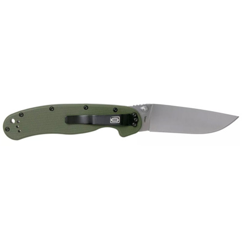 Нож складной Ontario Knife RAT I Linerlock Oliage green фото 2
