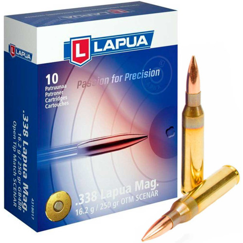 Патрон Nammo Lapua кал. 338 Lapua Mag куля Scenar, маса 16.2 гр/250 гран фото
