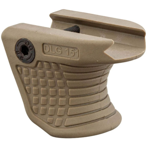Передняя рукоятка-упор DLG Tactical (DLG-151) на Picatinny, QD для антабки (полимер) Tan фото