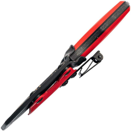 Нож N.C. Custom Grave G10 Red/Black Limited фото 4