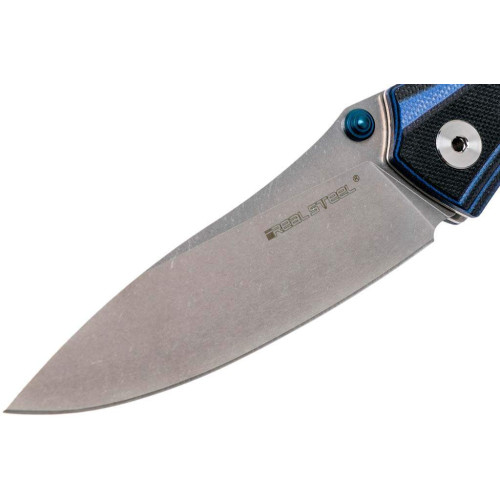 Нож Real Steel E802 Horus Black/Blue (7432) фото 3
